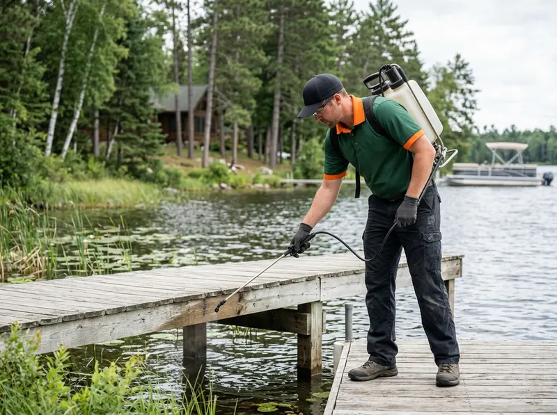 Lakefront Spider and Dock Perimeter Management in Bemidji, MN
