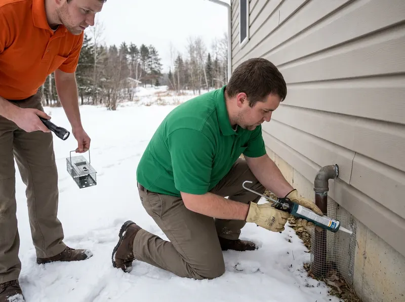 Winter Rodent Exclusion and Trapping in Bemidji, MN